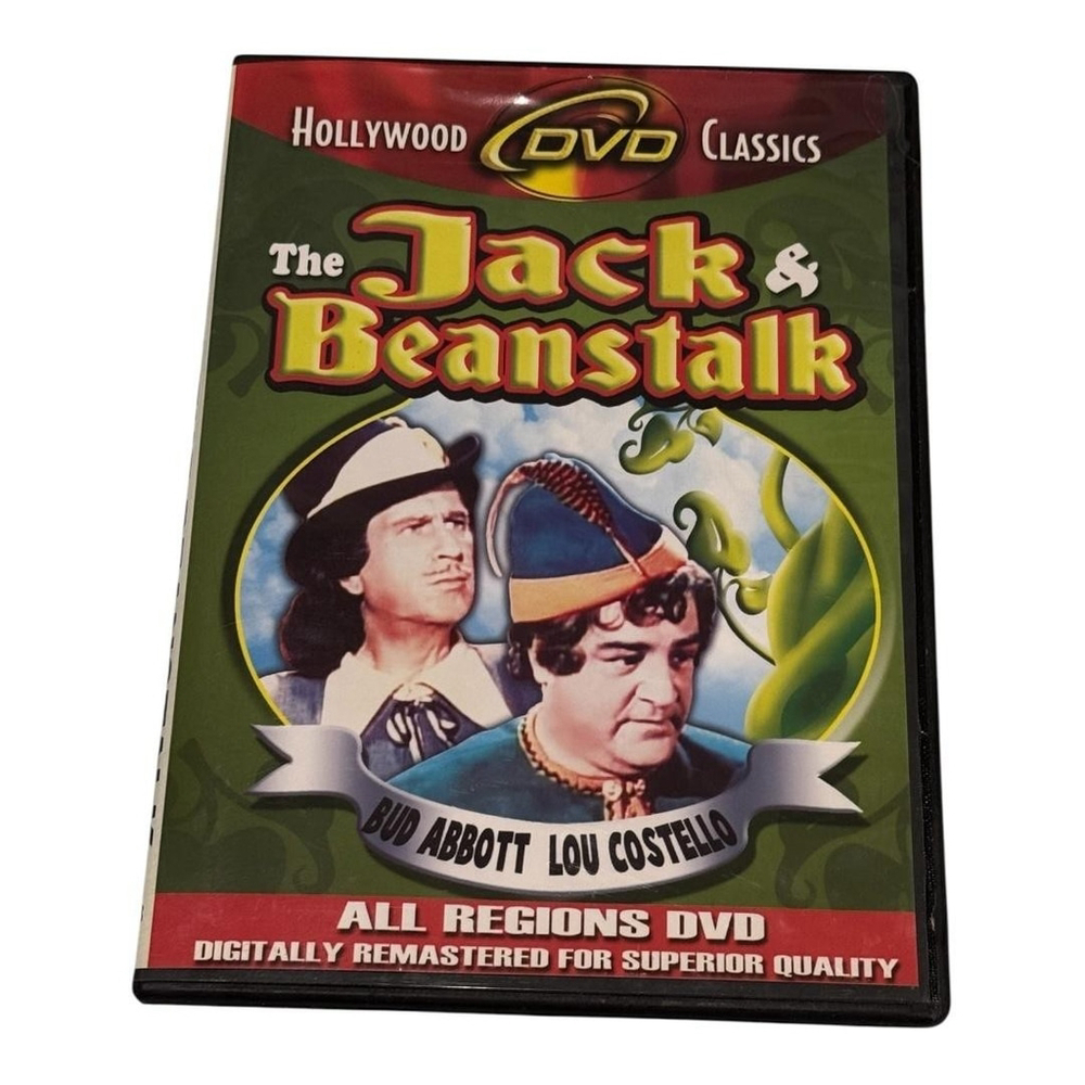 Jack and the Beanstalk DVD Bud Abbott Lou Costello All Region Remastered 2006